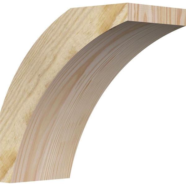 Ekena Millwork 4"W x 8"D x 8"H Thorton Rough Sawn Knee Brace, Douglas Fir BRC04X08X08THR00RDF - main